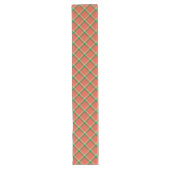 Watermelon Tartan Table Runner Großer Tischläufer (Vorderseite)
