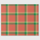 Watermelon Tartan Wrapping Paper Geschenkpapier (Flach)