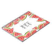 Watermelon Text Center Notizblock (Linke Seite)