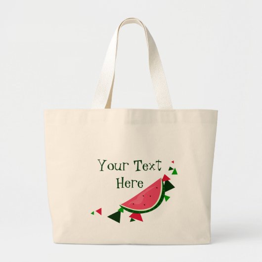 Watermelon Tote Bag Jumbo Stoffbeutel (Vorne)