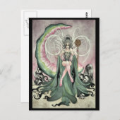 Watermelon Tourmaline Postkarte (Vorne/Hinten)