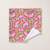 Watermelon Überraschungs-Handtuch-Set Badhandtuch Set (Waschlappen)