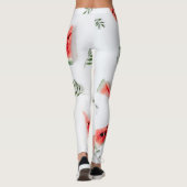 WATERMELON UND BLÄTTER LEGGINGS (Rückseite)