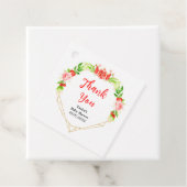 Watermelon und Pomegranate Baby Dusche Vielen Dank Geschenkanhänger (Beispiel)