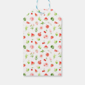 Watermelon und Pomegranate Wedding Vielen Dank Geschenkanhänger (Rückseite)