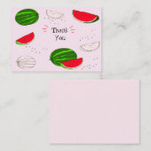 Watermelon Vielen Dank Karten (Vorne/Hinten)