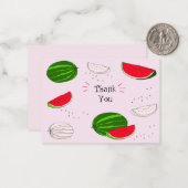 Watermelon Vielen Dank Karten (Vorderseite/Rückseite Beispiel)