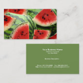 Watermelon Visitenkarte Papier (Vorne/Hinten)