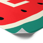 Watermelon Wall Art Prints Poster (Ecke)