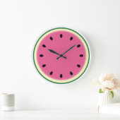 Watermelon Wall Clock Große Wanduhr (Zuhause)