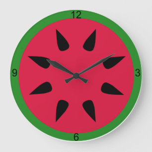 Watermelon Wall Clock Große Wanduhr