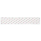 Watermelon Wasserfarbe Slice Wiederholungsmuster Großer Tischläufer (Horizontal)