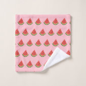 Watermelon Wedges Bath Towels (Pink & Red) Badhandtuch Set (Waschlappen)