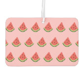Watermelon Wedges Freiburger für Autos (Rosa & Rot Autolufterfrischer (Rückseite)