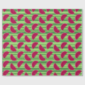 Watermelon Wedges Muster Geschenkpapier (Flach)