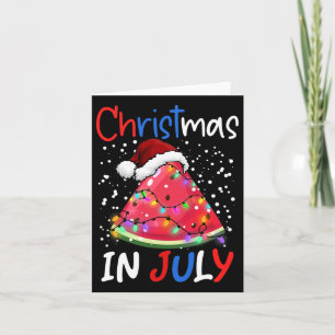Watermelon Weihnachten Baum Weihnachten im Juli Bo Karte