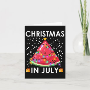 Watermelon Weihnachten Baum Weihnachten im Juli Bo Karte