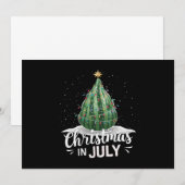 Watermelon Weihnachten Baum Weihnachten im Juli So Einladung (Vorne/Hinten)