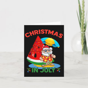 Watermelon Weihnachten Baum Weihnachten im Juli So Karte