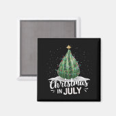 Watermelon Weihnachten Baum Weihnachten im Juli So Magnet (Vorderseite/Rückseite)