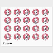 Watermelon Westie Stickers (Blatt)