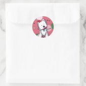 Watermelon Westie Stickers (Tasche)
