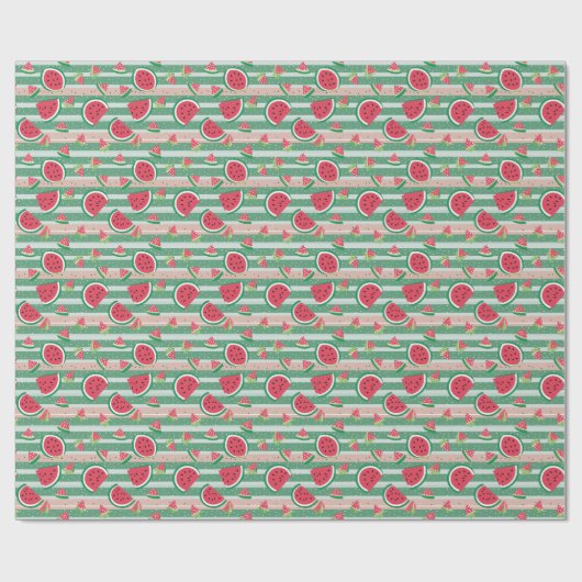 Watermelon Wrapping Paper Geschenkpapier (Flach)
