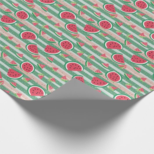 Watermelon Wrapping Paper Geschenkpapier (Ecke)