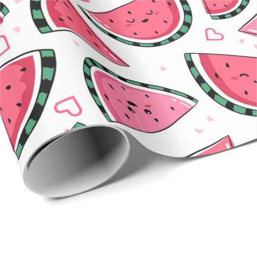 Watermelon Wrapping Paper Geschenkpapier (Rolleneckpunkt)