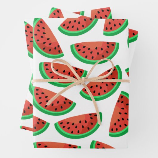 Watermelon Wrapping Paper Geschenkpapier Set (Beispiel)