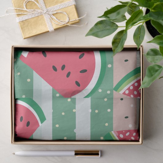 Watermelon Wrapping Paper Seidenpapier (Geschenk)