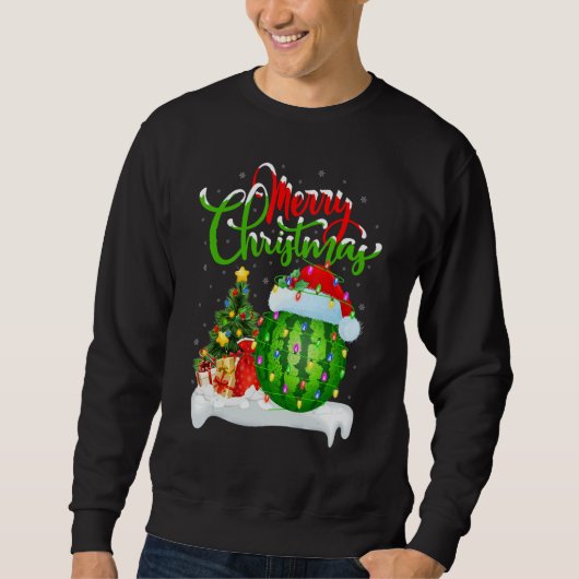 Watermelon   Xmas Decorations Santa Watermelon Chr Sweatshirt (Vorderseite)