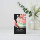 Watermelone Cake Visitenkarte (Stehend Vorderseite)