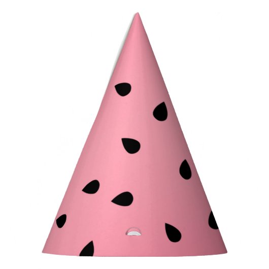 Watermelone Schwarze Seeds Sommermäuse Juicy Pink Partyhütchen (Links)