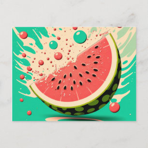 Watermelone Sommer-Hochgebirge Postkarte