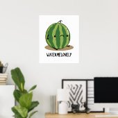 Watermelonely Plano San Salvatore - der Zuckerhut Poster (Heimbüro)