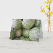 "Watermelons" Danke Karte (Gelbe Blume)