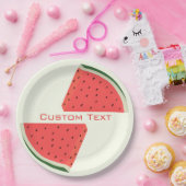 Watermelons Paper Tellers - Ihr Text - Name Pappteller (Party)