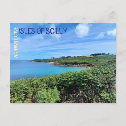 Watermill Cove - St. Mary's - Isles Of Scilly Postkarte (Vorderseite)