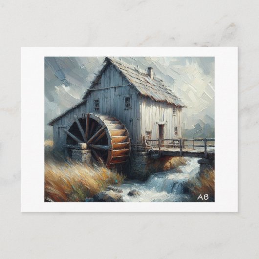 Watermill,  postkarte (Vorderseite)