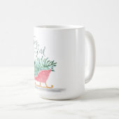 Waterolor Christmas Lovin' Girl del Malcantone Kaffeetasse (VorderseiteRechts)