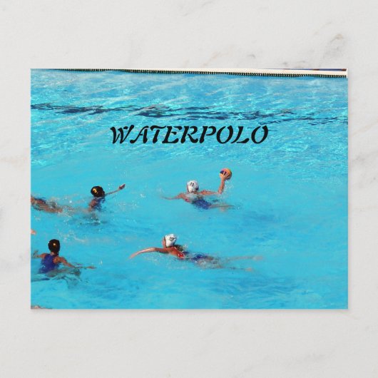 WATERPOLO POSTKARTE (Vorderseite)