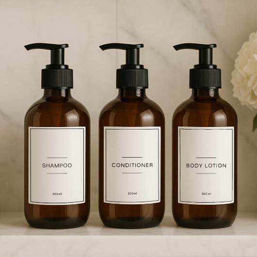 Waterproof bearbeitbares Badezimmer Vinyl-Etikett Aufkleber