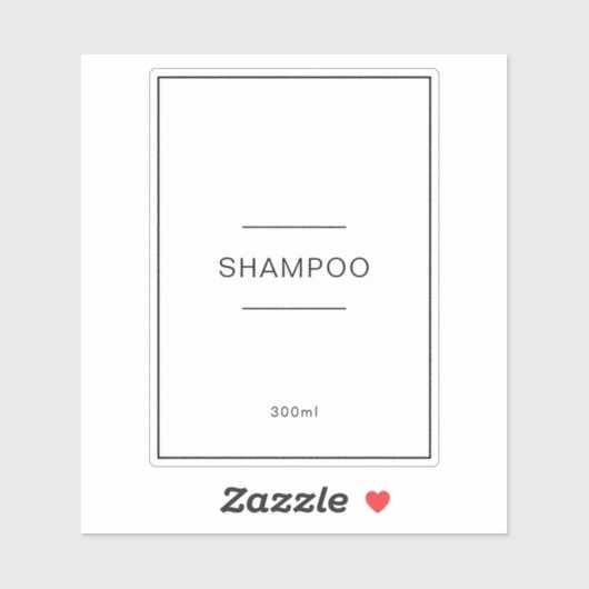 Waterproof bearbeitbares Badezimmer Vinyl-Etikett Aufkleber (Blatt)