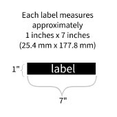 Waterproof Blue Gold Body Butter Jar Label 1 x 7