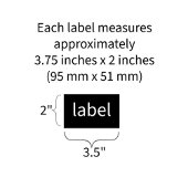 Waterproof Blue Gold Glitter Dropper Bottle Label