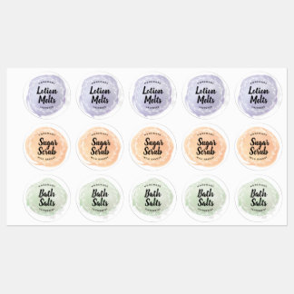 Waterproof Essential Oil Craft Etiketten