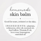 Waterproof Homemade Balm Sticker (Design 1)