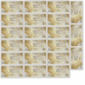 Waterproof Ivory Gold Glitter Dropper Bottle Label (Vorderseite)