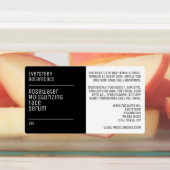 waterproof modern black white dropper bottle label etiketten (Befestigt)